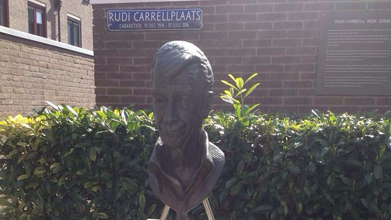 BAS vindt twee geschikte locaties voor beeld Rudi Carrell