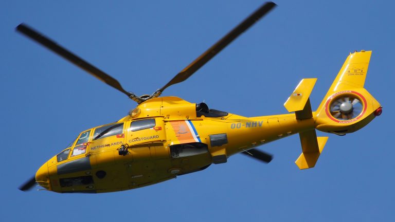Helikopters kustwacht en traumateam bij Open Dag 1-1-2