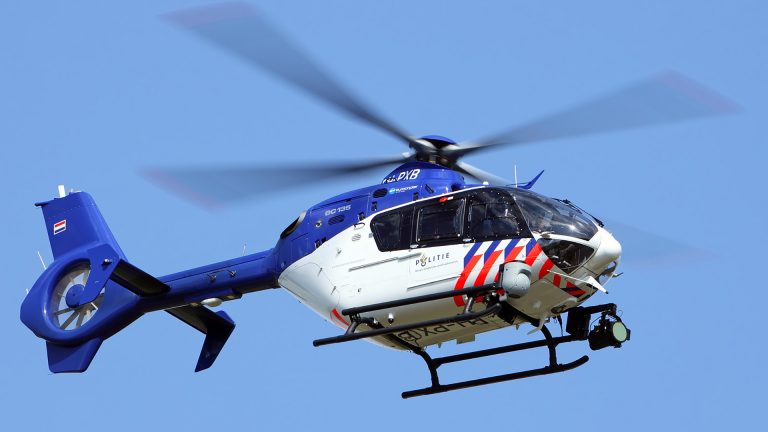 Helikopter helpt Politie Alkmaar bij vier zoektochten naar inbrekers