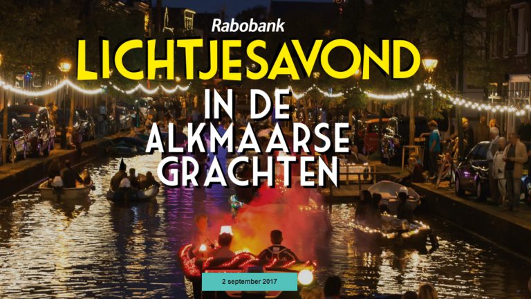 4e Lichtjesavond van Alkmaar op 2 september ?