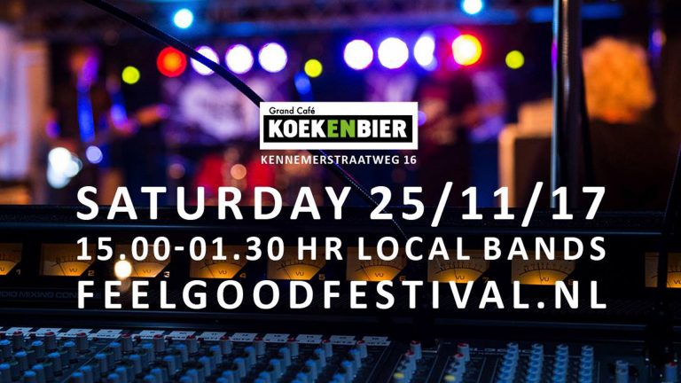 18e FeelGood Festival in Koekenbier voor goede doelen ?