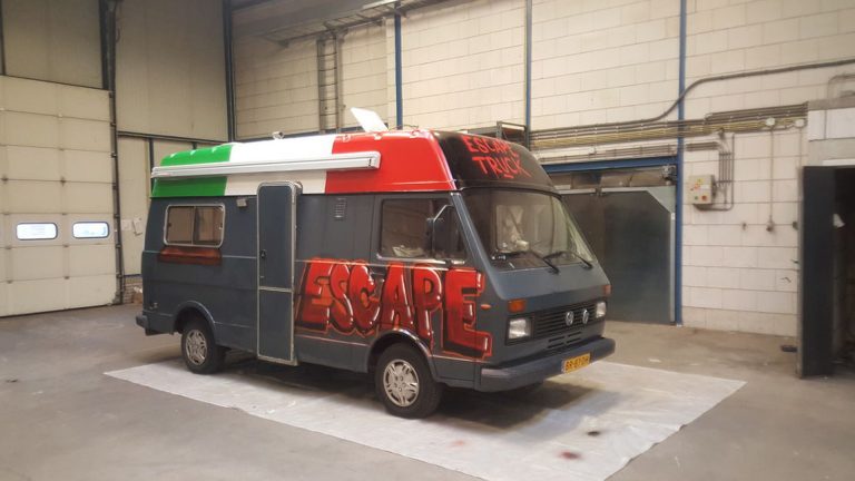 Escape Truck op 21 januari bij Hoornse Vaart Alkmaar