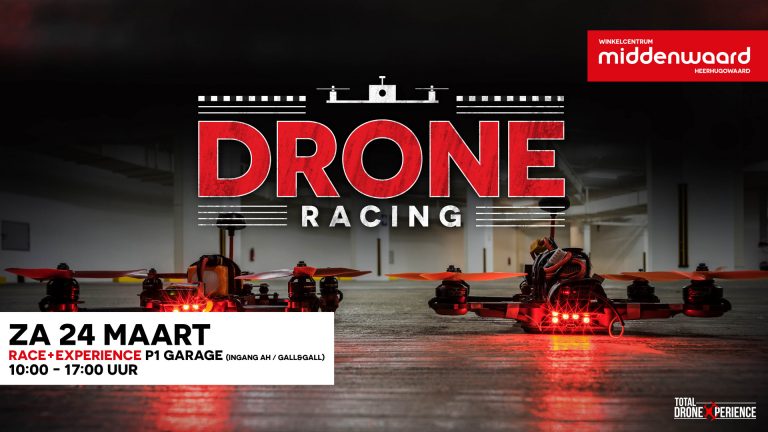 Drone Racing Middenwaard op 24 maart terug in parkeergarage P1 ?
