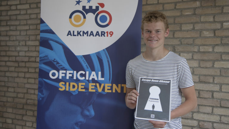 Thijs Hopman snelste Alkmaarse scholier op de fiets-hometrainer ?