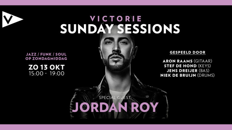 Nieuwe serie Victorie Sunday Sessions start met speciale gast Jordan Roy ?