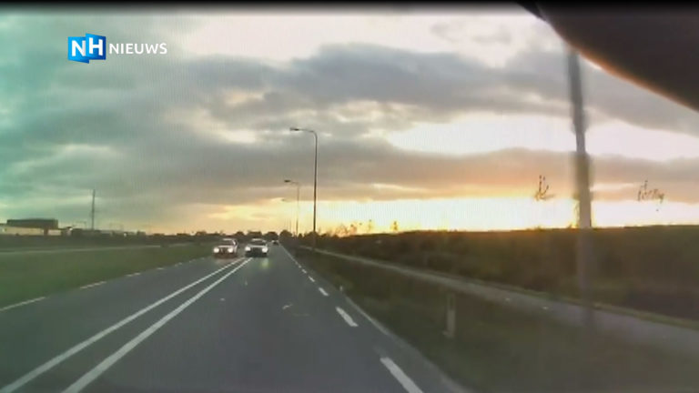 Vluchtende bestuurder in Mercedes ook in Heerhugowaard gefilmd