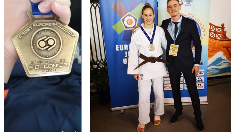 Brons voor judoka Annick Baas op European Cadet Cup in Italië