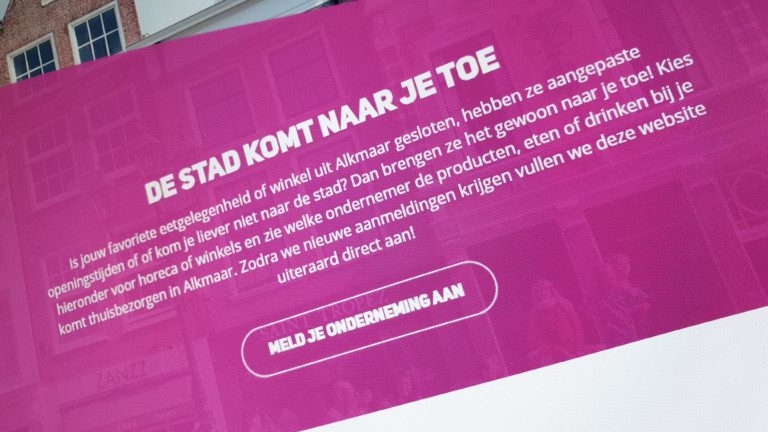 Bezorgeninalkmaar.nl schiet lokale ondernemers te hulp: “Niet alleen maar lijdzaam toezien”