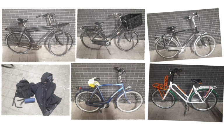 Attentie ouders: de politie zoekt eigenaren van bij nachtelijk kampvuur achtergelaten fietsen en spullen