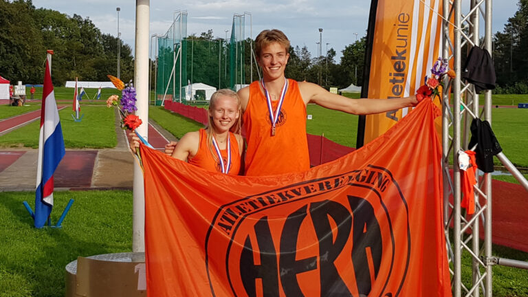 Goud en brons voor Hera-atleten op NK Meerkamp U18