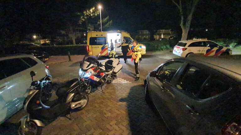Scooterrijder gewond en aangehouden na achtervolging door Alkmaar