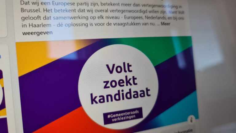 Volt niet op Alkmaarse kieslijst; kandidaten ‘niet divers genoeg’