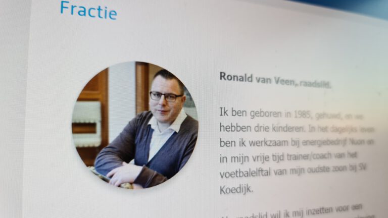 ChristenUnie Alkmaar kiest Ronald van Veen voor tweede keer als lijsttrekker