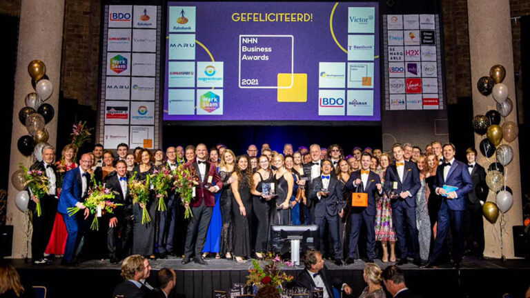 RataPlan en Natuurbegraafplaats Geestmerloo in de prijzen tijdens 8e NHN Business Awards