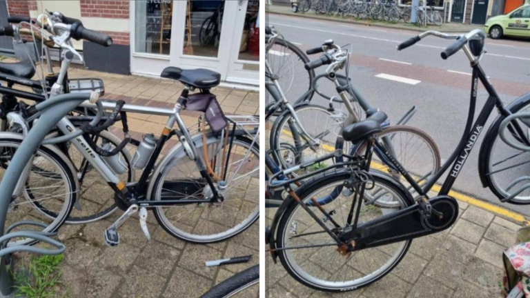 Politie Alkmaar betrapt vandaal op Scharlo, eigenaren van fietsen gezocht