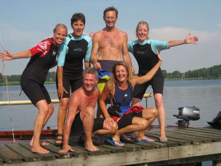 Team Heliomare zwemt voor ziekte ALS de Amsterdam City Swim (FOTO)
